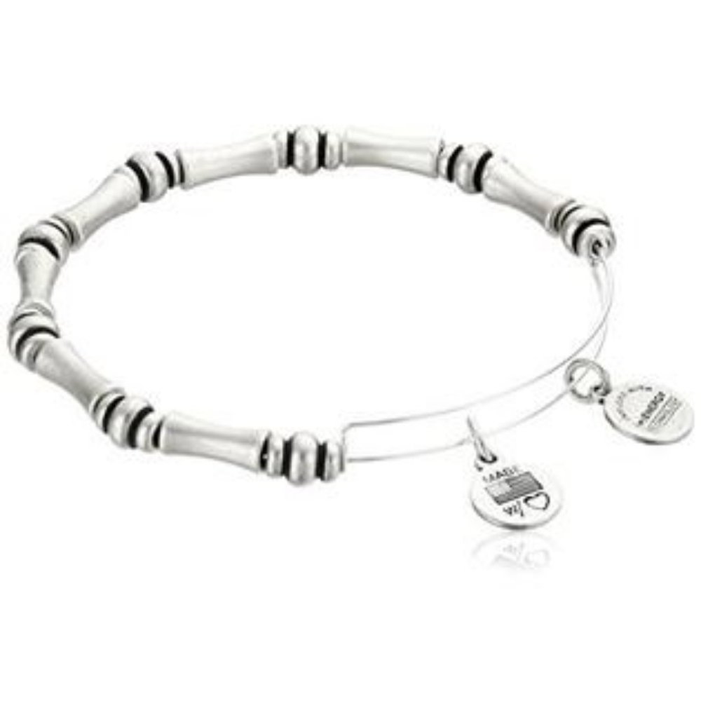 ALEX AND ANI Bamboo Bead expandable bangle bracelet